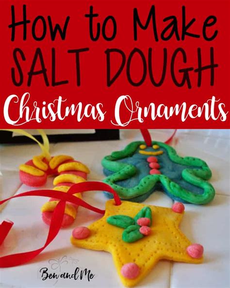 How To Make Salt Dough Ornaments Ben And Me