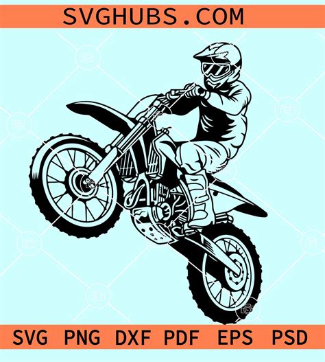 Motocross Bike Svg Motocross Svg Dirt Bike Svg Motocross Moto Svg