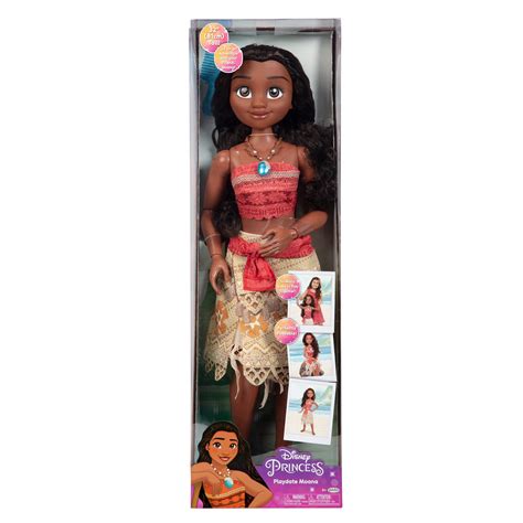 disney princess moana playdate 32 inch articulated doll comes with comb for girls 3 and up