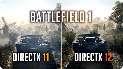 Battlefield 1 Sp Directx 12 Vs Directx 11 Gtx 1070 Frame Rate