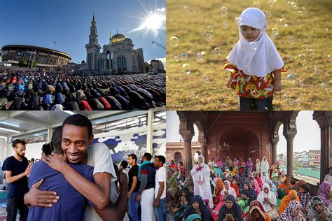eid mubarak muslims around the world celebrate eid al fitr 2018 the end of ramadan
