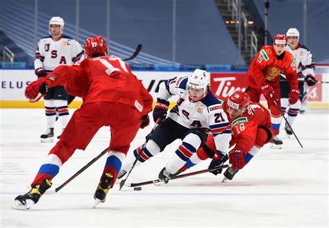 The 2021 iihf world championship is scheduled to take place from 21 may to 6 june 2021. IIHF - Gallery: Russia vs United States - 2021 IIHF World ...