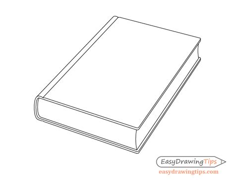 Book Drawing Easy Small Easy Drawing Step