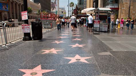 The hollywood walk of fame is one of the few sidewalks where pedestrians aren't in a hurry to get anywhere. Hollywood's Walk of Fame, the biggest star of all | The ...