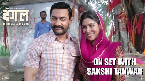 dangal on set with sakshi tanwar in cinemas december 23 youtube