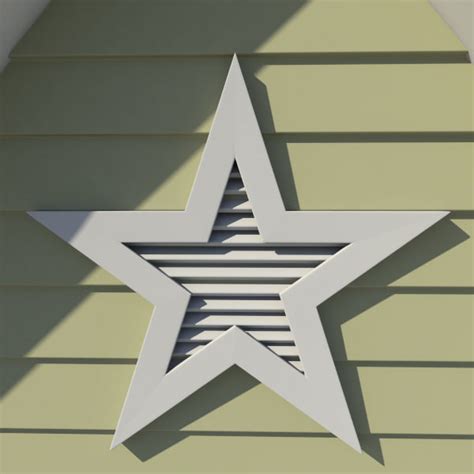 Decorative gable vent have not restricted their value for just one purpose. 3d model decorative gable vent