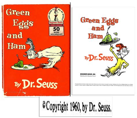 Green Eggs And Ham By Dr Seuss Trekwes
