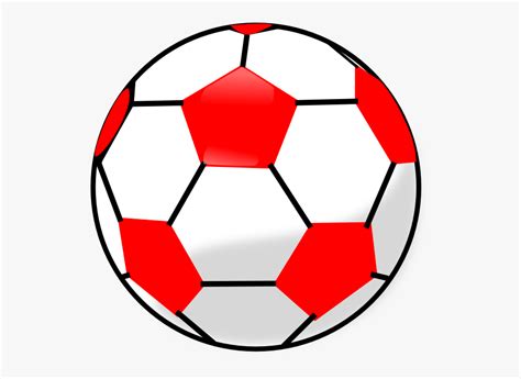 Red Soccerball Clip Art At Clker Soccer Ball Clipart Png