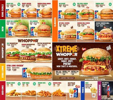 Burger king december 2020 menu prices are not published on the internet. Menu of Burger King ,Karol Bagh, New Delhi - magicpin