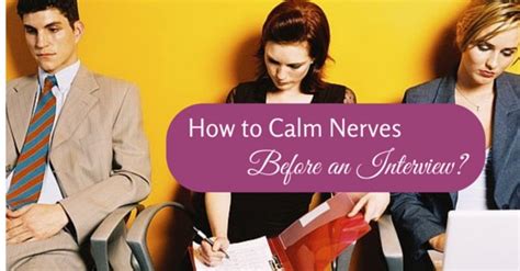 How To Calm Your Job Interview Nerves Best Ways Wisestep