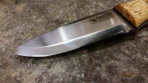 Curly Birch Woodsman Knife With Firesteel Bushcraft Knives At