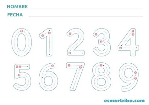 Fichas De Números Para Imprimir Esmartribu