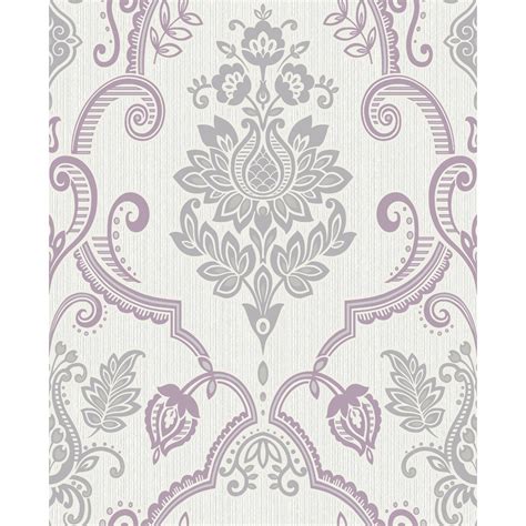 The authentic floral ornaments on this pattern are truly stunning. Holden Sandringham Floral Damask Pattern Glitter Vinyl ...
