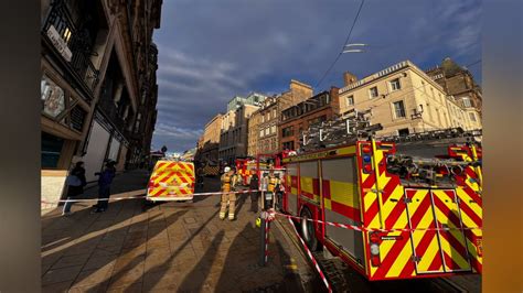 Fire Breaks Out In Five Storey Building At St Andrew Square In