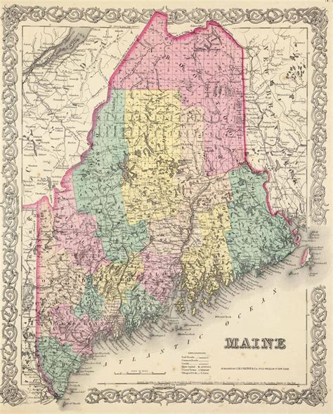 Printable Map Of Maine Cities And Towns