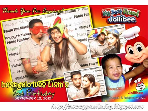 Jollibee Birthday Party Packages My Sons 2nd Birthday Party Mommy