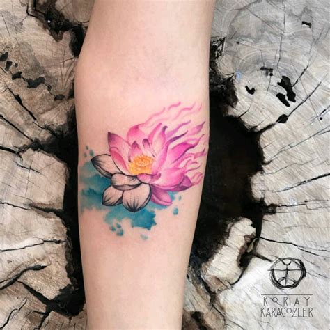 Share 75 Watercolor Lotus Flower Tattoo In Cdgdbentre