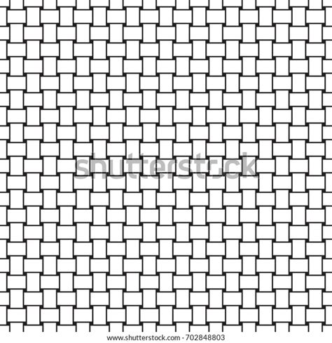 Seamless Vector Weave Pattern Stock Vector Royalty Free 702848803