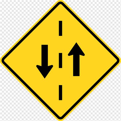 Traffic Sign One Way Traffic Road Warning Sign Road Angle Driving