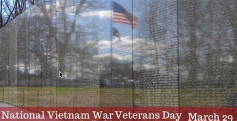 Today Is National Vietnam War Veterans Day