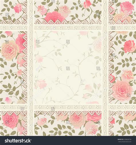 Traditional floral print in shades of gray and black on a white background. Shabby Chic Rose Pattern Seamless Floral Stock Vector ...