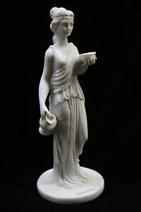 Nude halb nackt Hebe griechische Göttin der Jugend italienische Statue