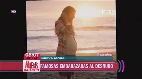 Famosas Embarazadas Se Sacan Fotos Desnudas La Red