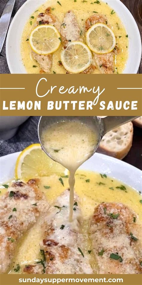 Creamy Lemon Butter Sauce Artofit