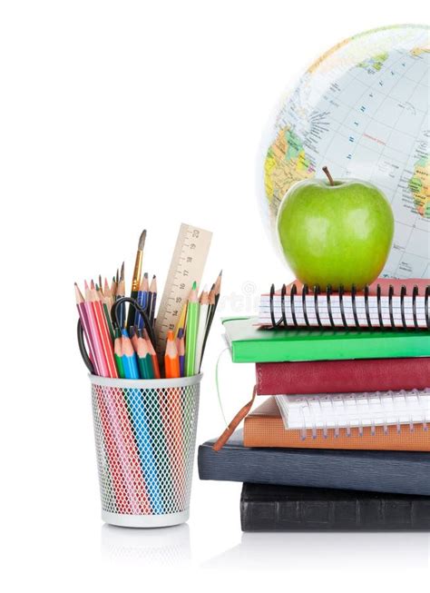 School And Office Supplies Stock Image Image Of Background 58710899