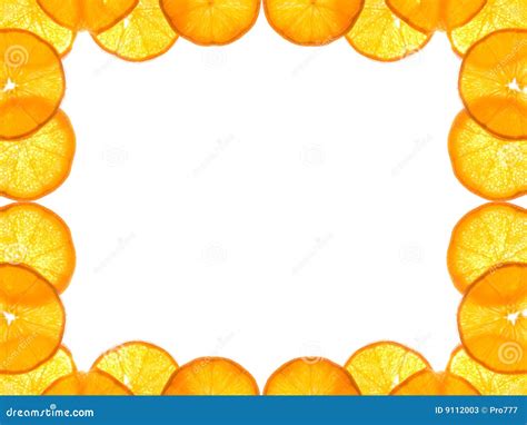 Orange Frame Stock Image Image Of Copy Background Decorative 9112003
