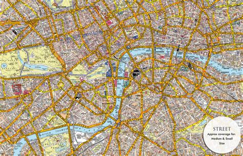 A To Z Canvas Map London By Maps International
