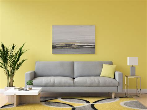 Yellow Living Room Wall Ideas