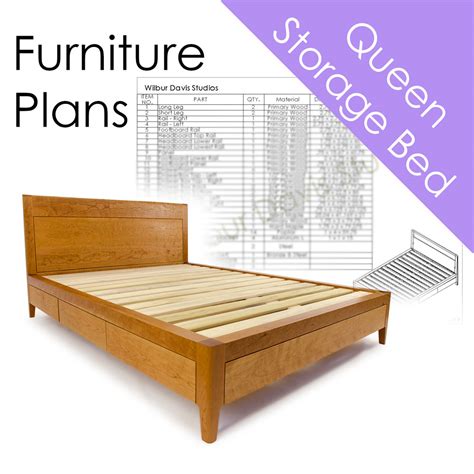 Diy platform bed with storage. DIY Woodworking Plans: Platform Bed No. 2 - Storage Bed ...