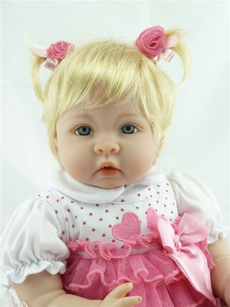 22 Inch 55cm Baby Reborn Doll Lifelike Soft Silicone Reborn Toys