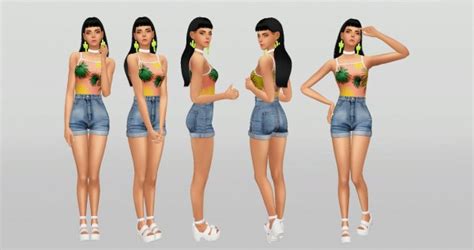 Simsworkshop Simple Model Poses V1s By Catsblob Sims 4