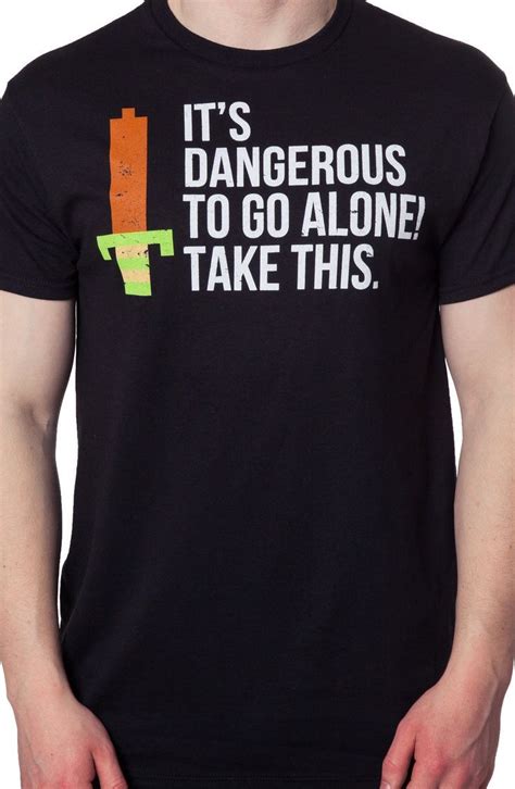 Dangerous To Go Alone Zelda T Shirt 80s Video Games Video Games And