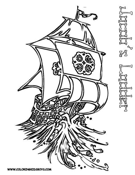 Lego pirate ship moc : Pirate Ship Coloring Pages - GetColoringPages.com