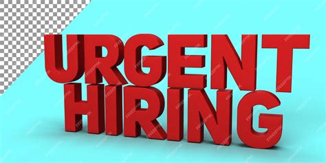 Urgently Hiringcontribution