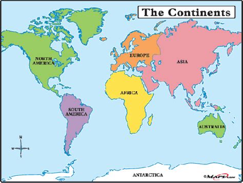 Seven areas are commonly considered as continents: The Seven Continents of the World: Introduction