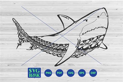 Free Free Shark Mandala Svg 412 SVG PNG EPS DXF File