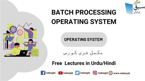 Batch Processing Operating System Computer Science Lecture Sabaqpk