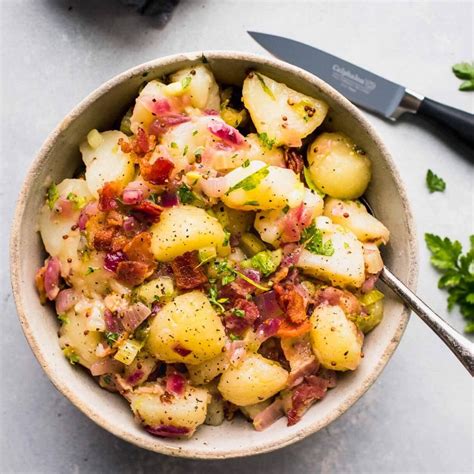 german potato salad recipe with bacon vinaigrette