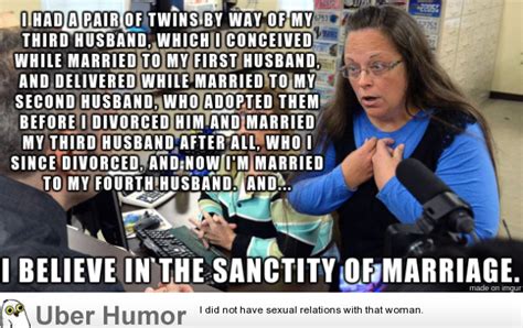 Kim Davis Refusing To Do Your Fucking Job Is Grounds For Being Removed