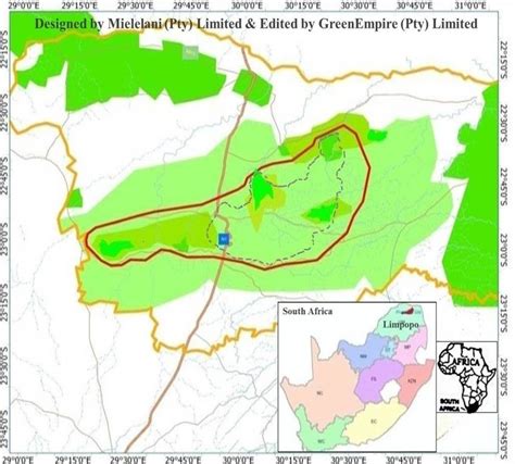 Locality Map Of The Studied Region In The Soutpansberg Site Vhembe