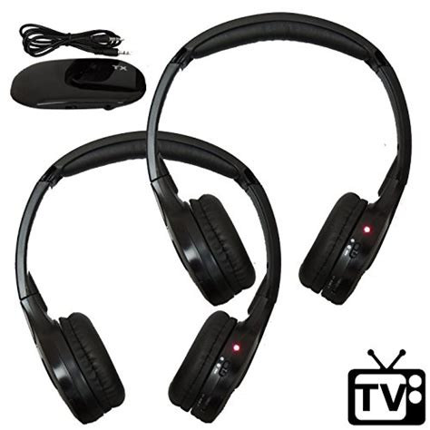 2 Pack Best Wireless Rf Headphones For Tv Watching Fm Stereo Kid