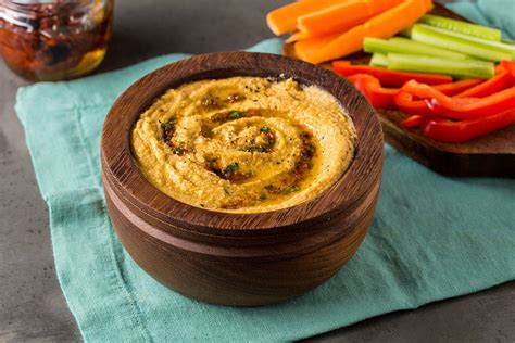 In a small bowl, combine the brown sugar, oats, flour, margarine, vanilla, and spices. Easy Hummus Dip - Appetizers, Snacks & Sides Recipe