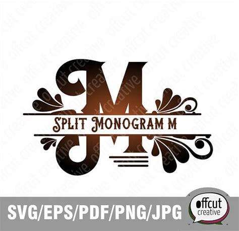 Split Letter L Monogram Svg 186 Amazing Svg File