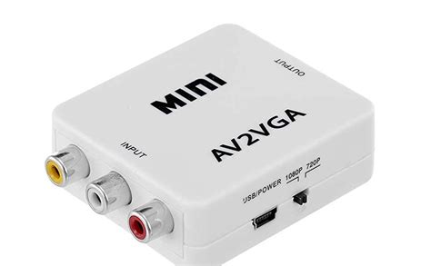 Care Case Av To Vga Adapter 1080p Hd Mini Vga Converter Rca To Vga Hd