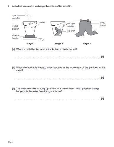 A large number of papers are also this site brings to you specimen past papers for cambridge lower secondary we will soon come up with a large number of practise questions with. Checkpoint Science-Physics worksheets with mark scheme ...