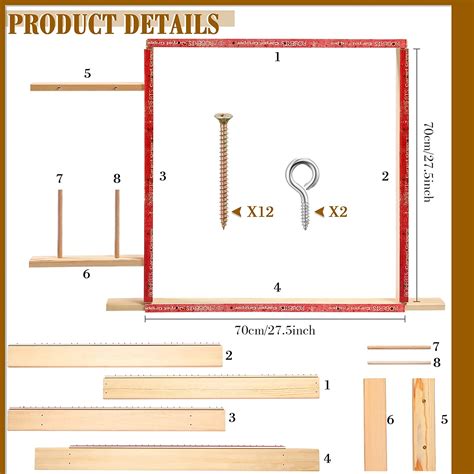 Buy Tufting Frame Tufting Gun Frame Wooden Rug Making Frame Kit Carpet